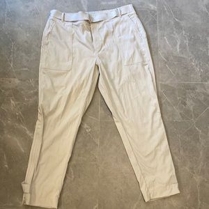 Athleta trekkie pant. Size 16. Cream.